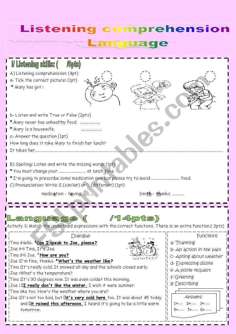 MID-TERM TEST 3 worksheet