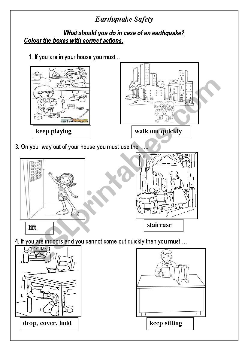 Earthquake Challenge Worksheet For 4th 6th Grade Earthquakes 