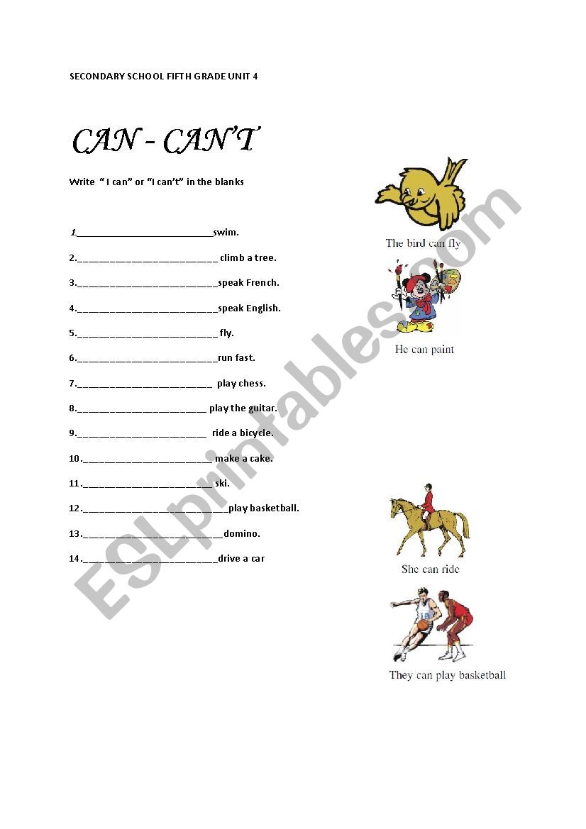 can- cant worksheet