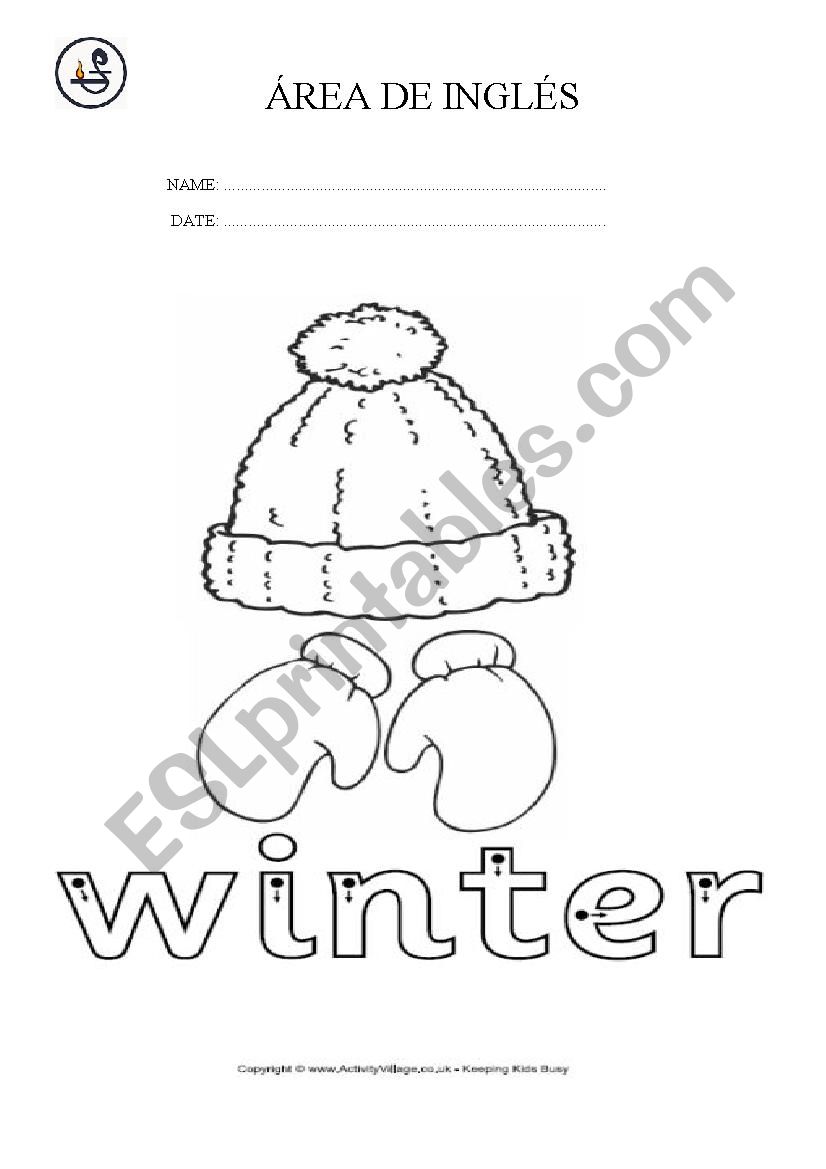 Winter worksheet