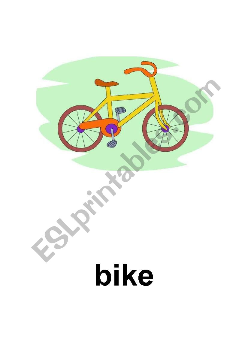 Means of transport flashcards. 10 flashcards