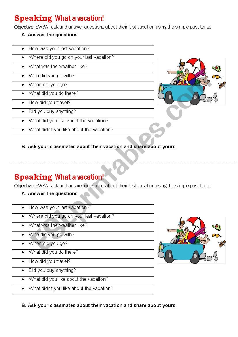 Simple Present Tense worksheet