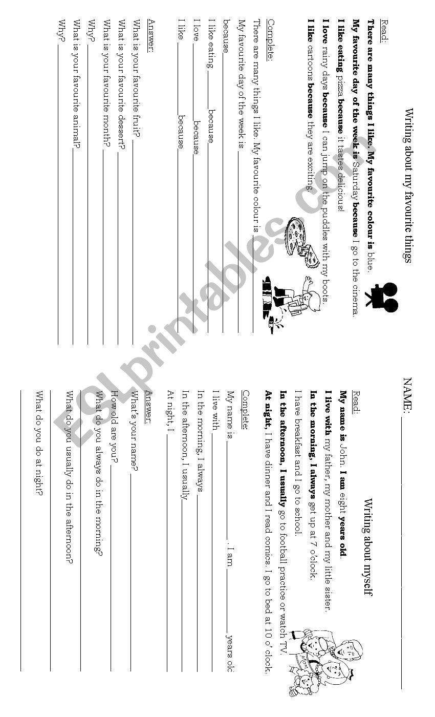 Guided writing 2 worksheet