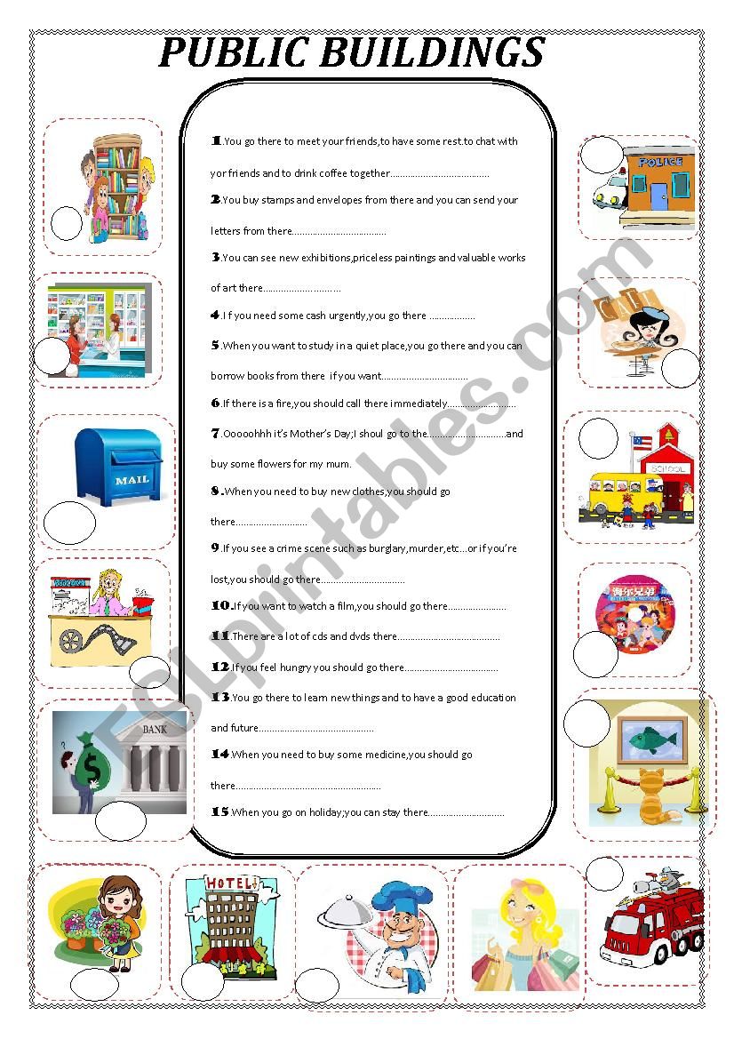 public buildings worksheet