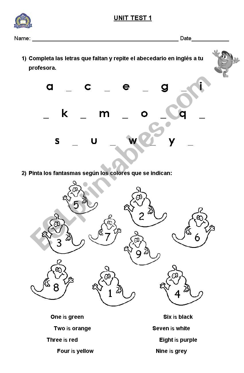 English Test 2 B worksheet