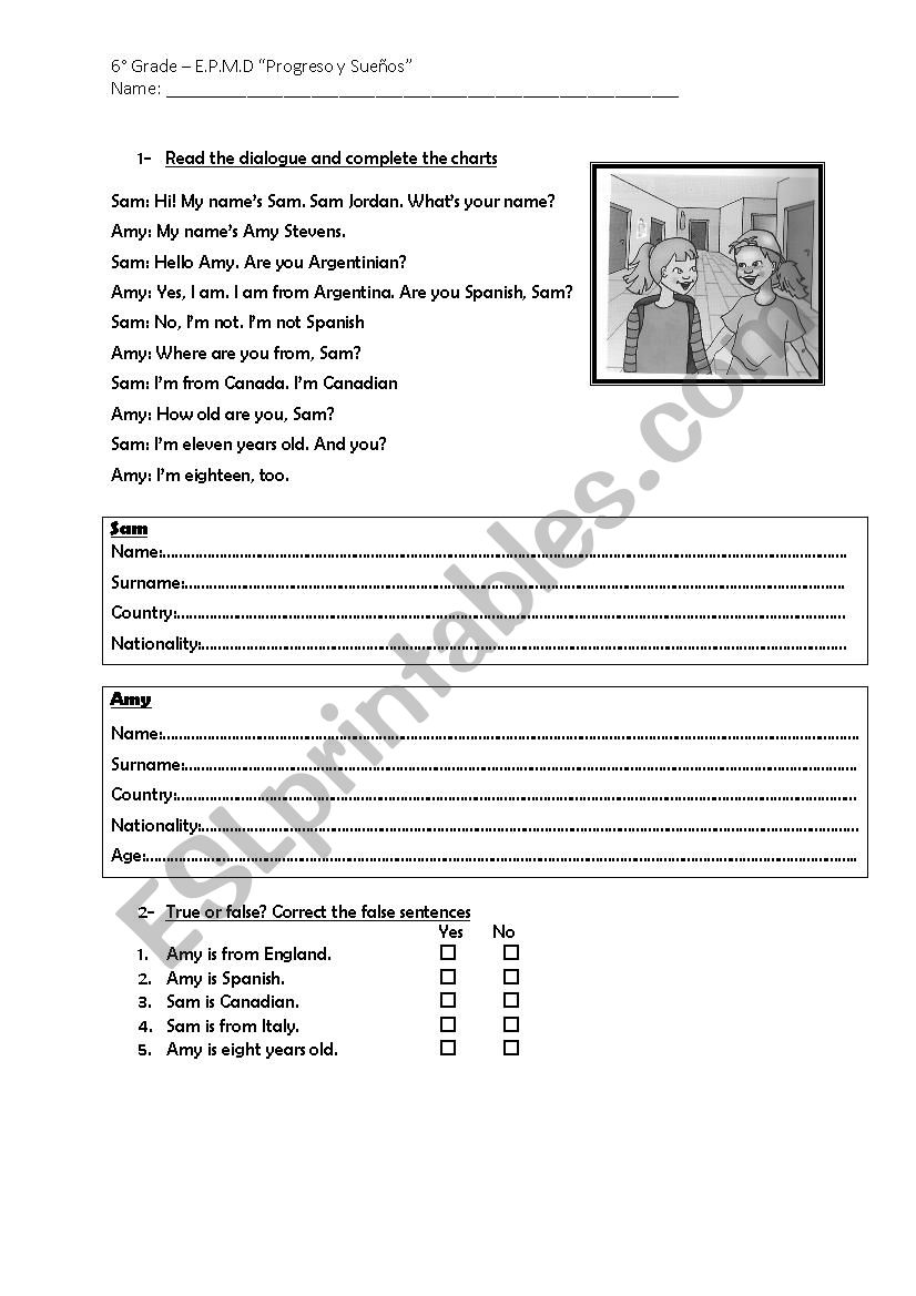 A little bit of everything! worksheet