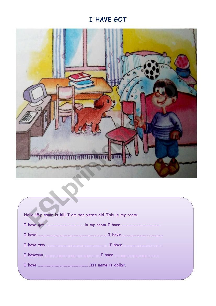 Have got activity  worksheet