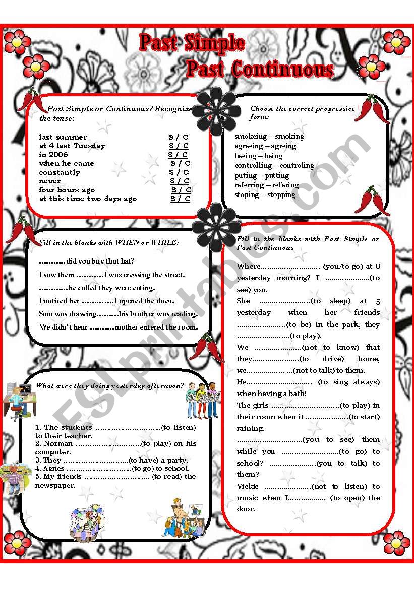 PAST TENSES worksheet