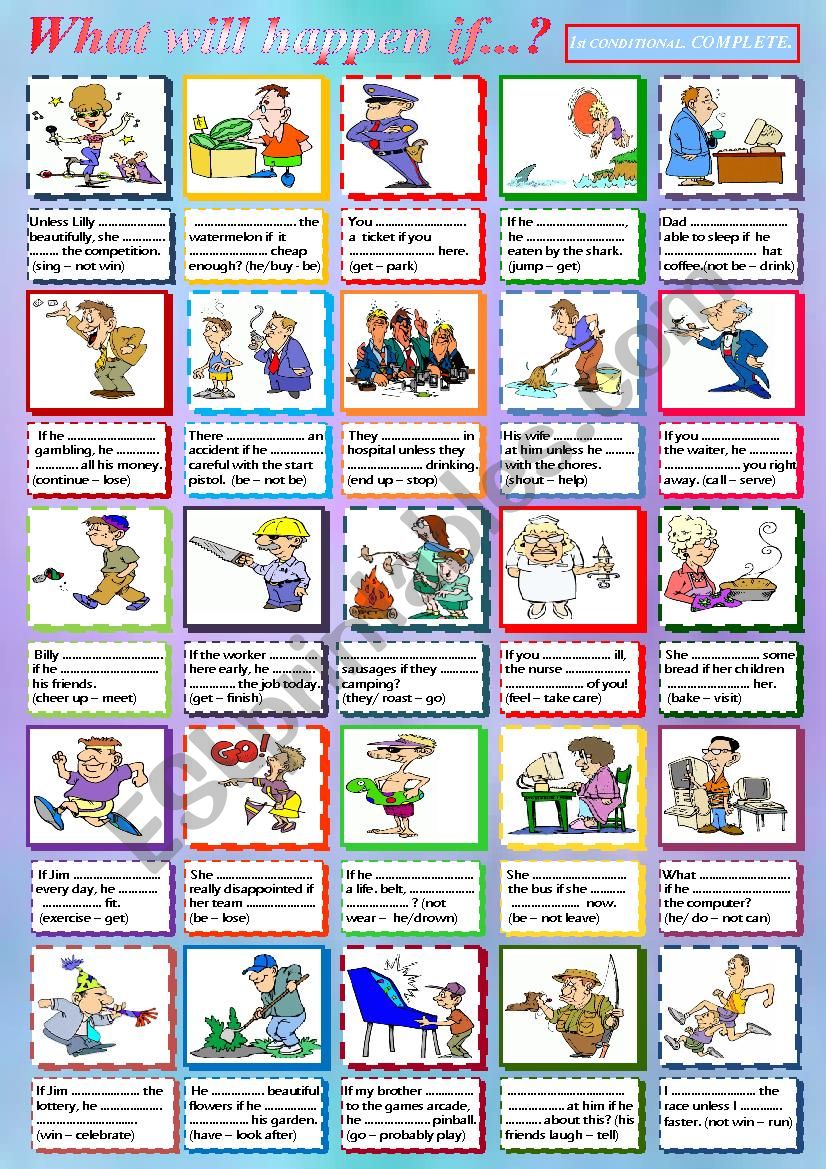 What will happen if...? worksheet