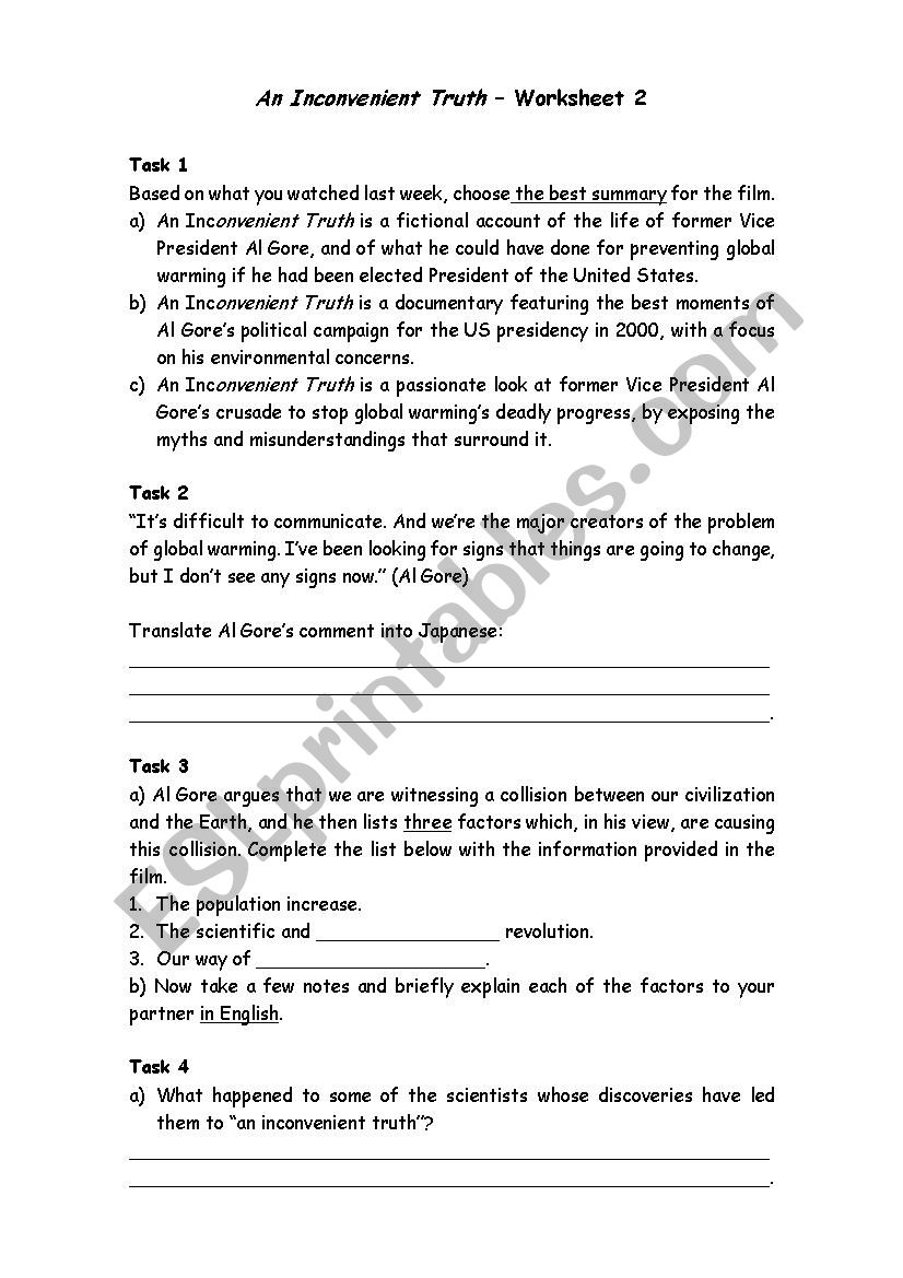 AlGoreInconvenientTruth_DocumentaryViewingWorksheet2