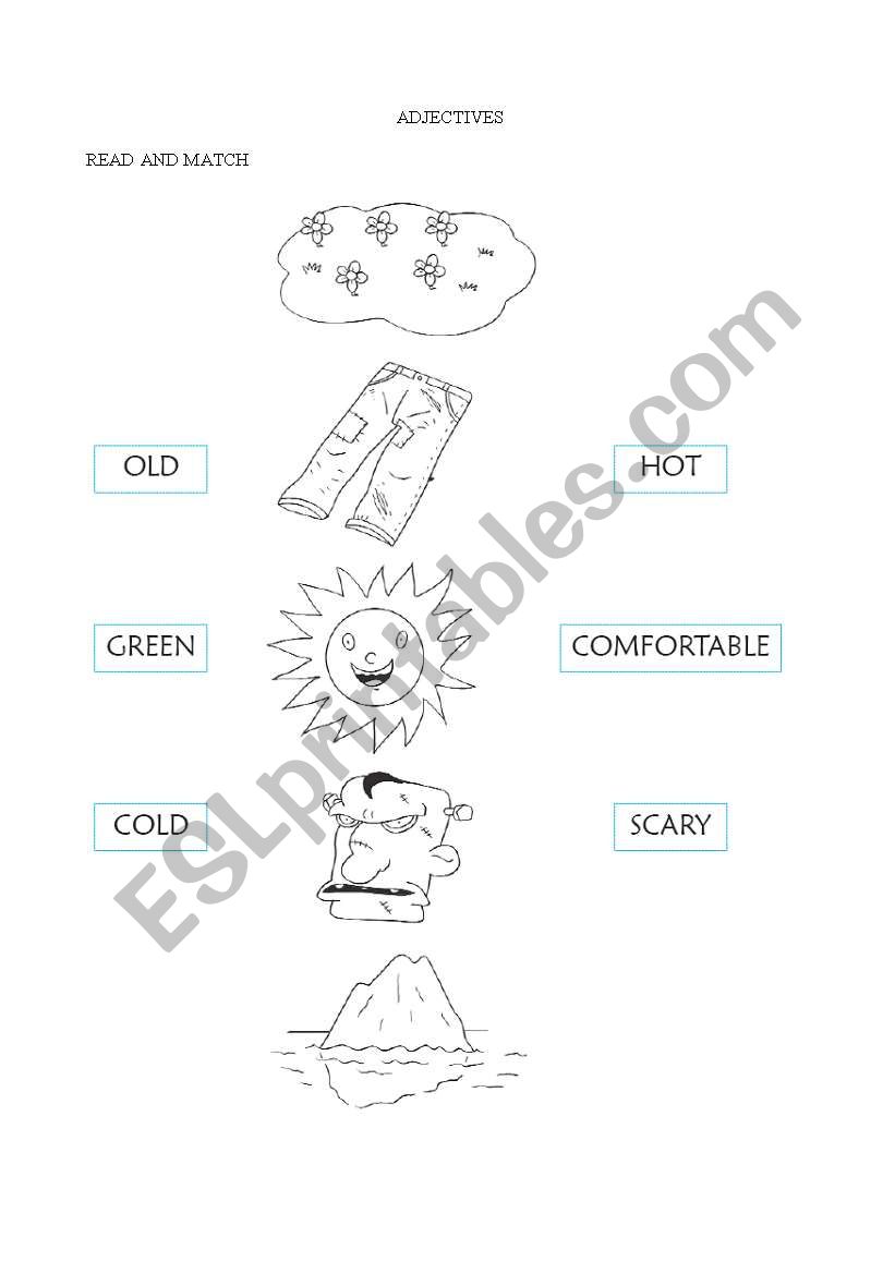 ADJECTIVES worksheet