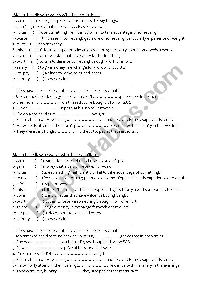 practice worksheet worksheet