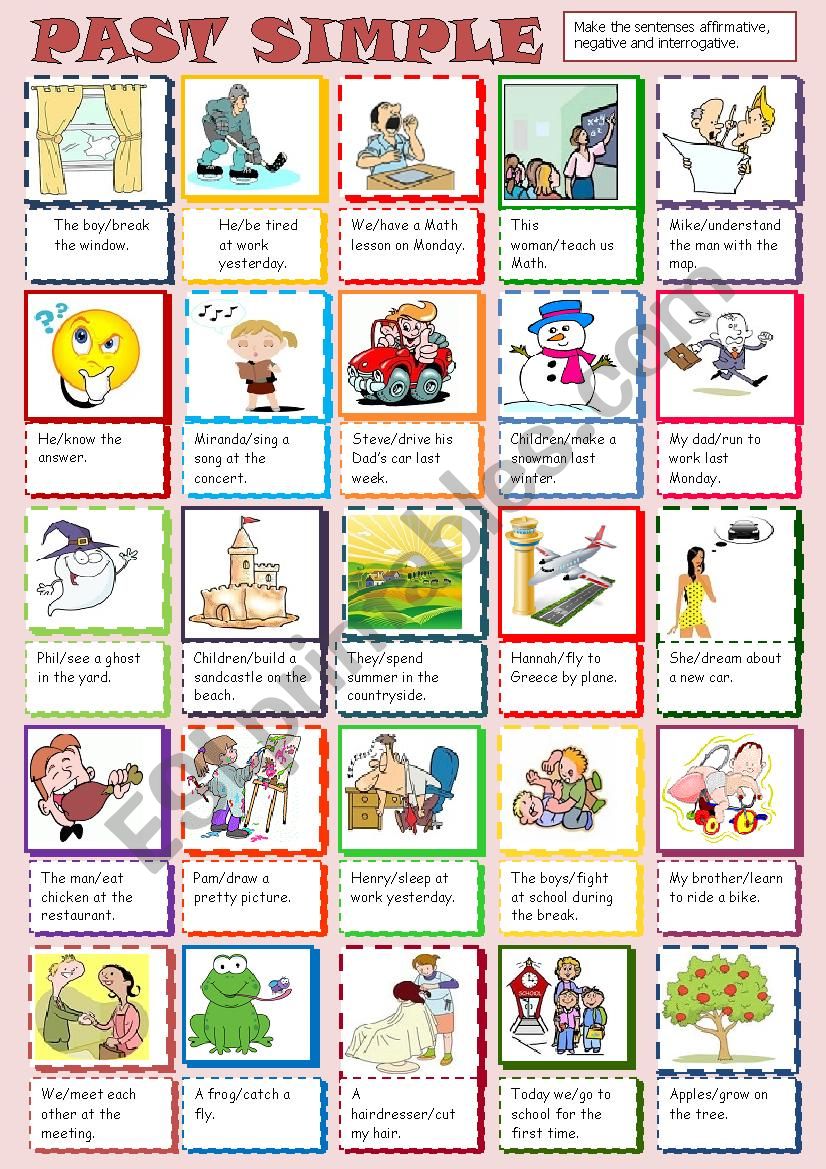 Past Simple. Irregular. worksheet