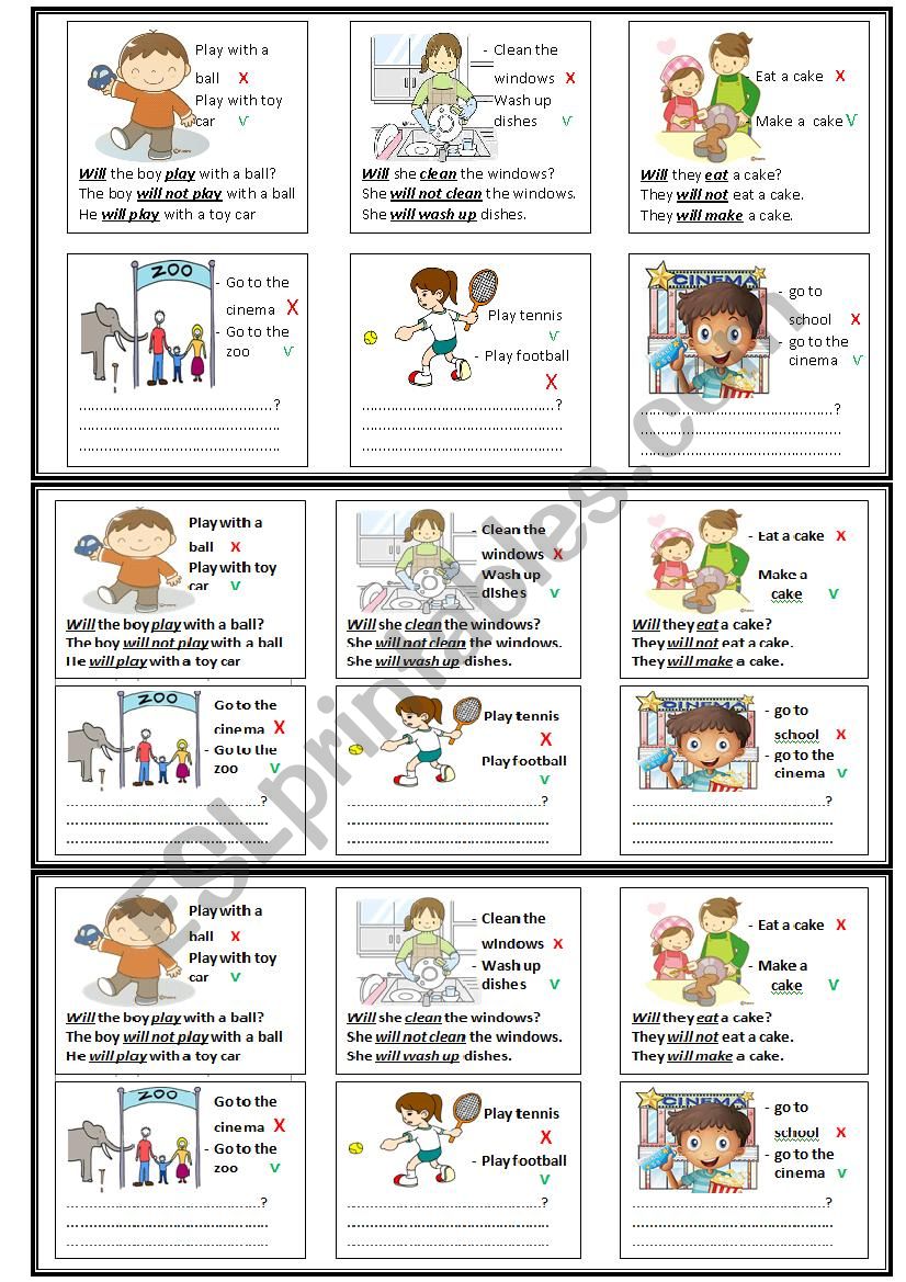 future simple  worksheet