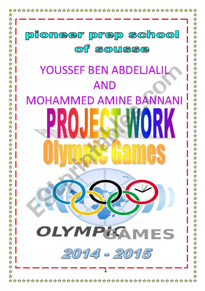 olympic games worksheet