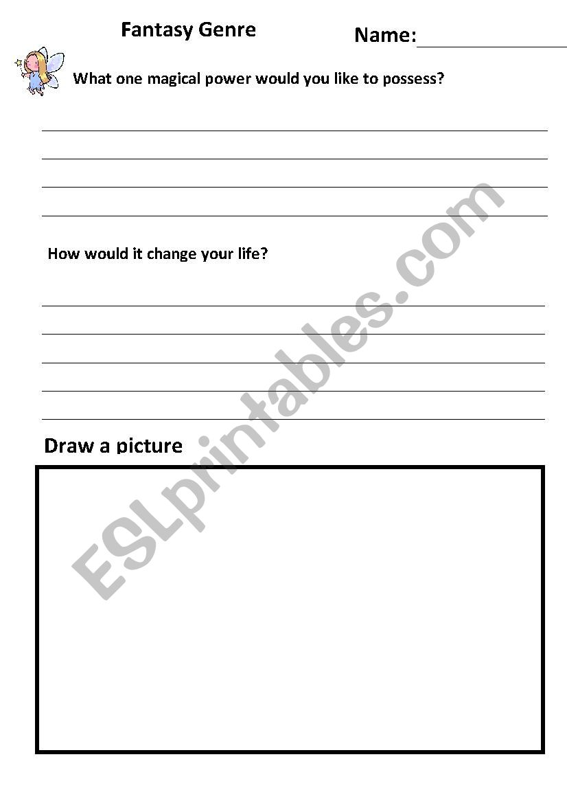 Which Magical Power? worksheet