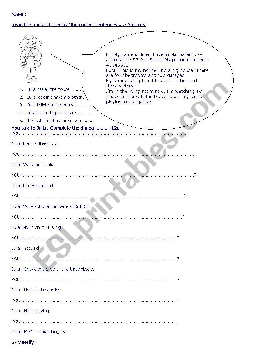 BIG ENGLISH 1 worksheet
