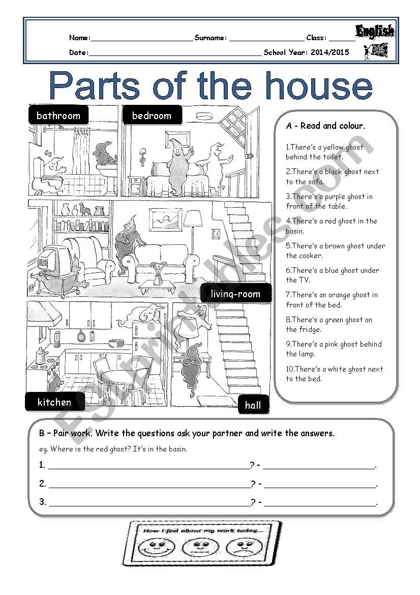 Parts of the House/Prepositions of Place