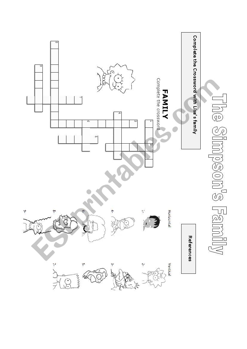 The Family worksheet