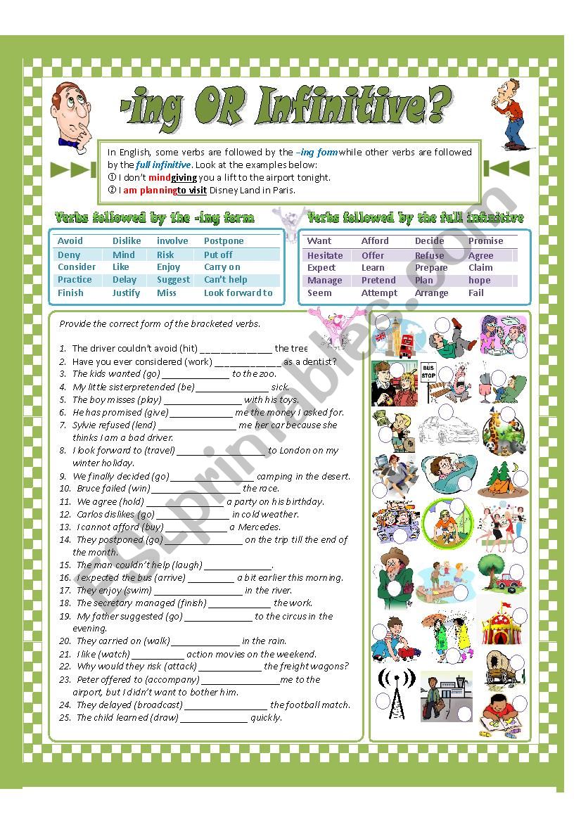 Present Participle of Full Infinitive