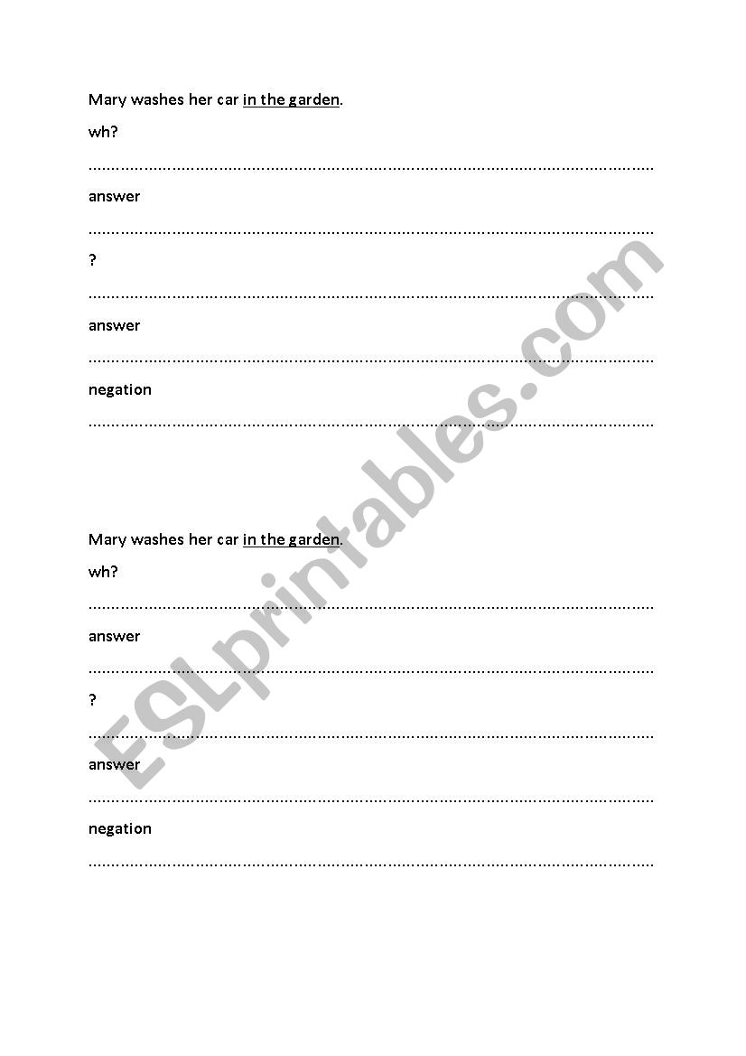 present simple pr continuous  worksheet