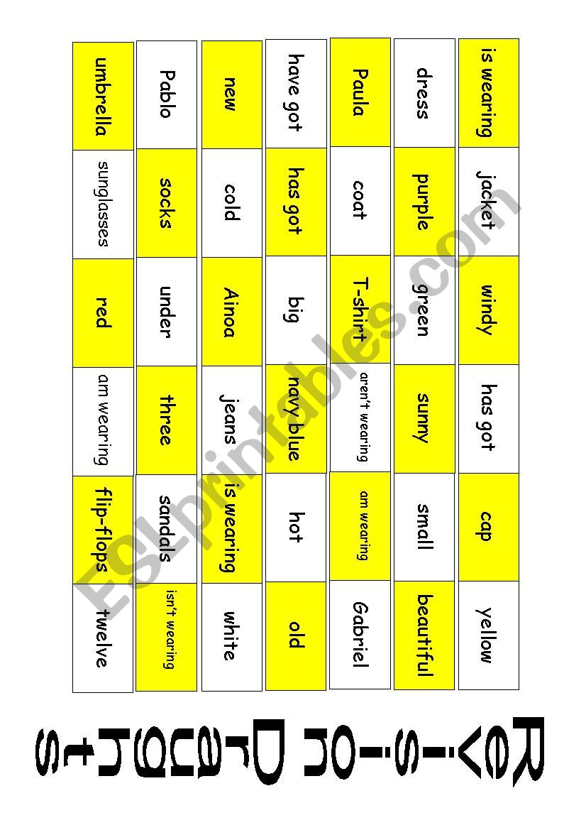 Revision Draughts worksheet