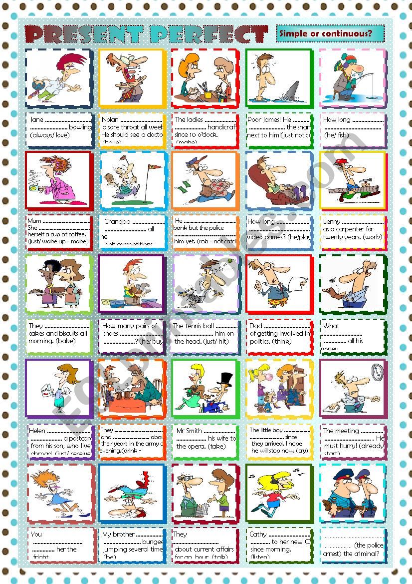 PRESENT PERFECT: Simple or Continuous?