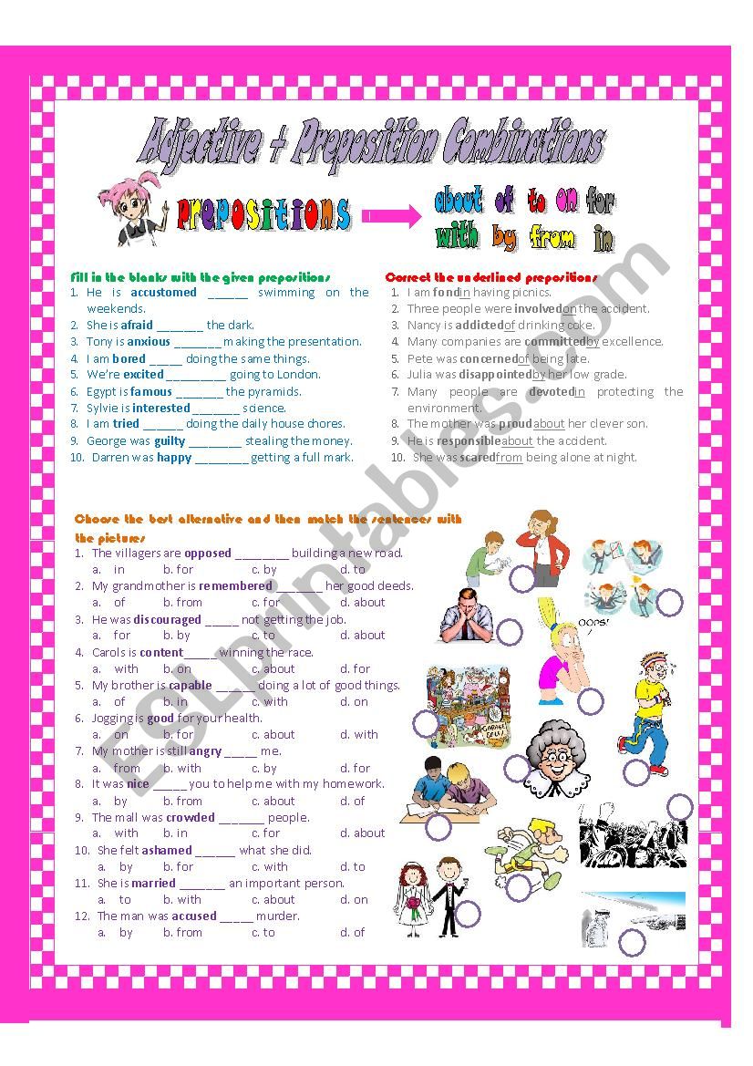 adjective-preposition-combinations-esl-worksheet-by-nasreddine-sarsar