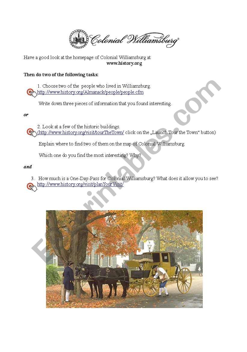 Colonial Viginia worksheet