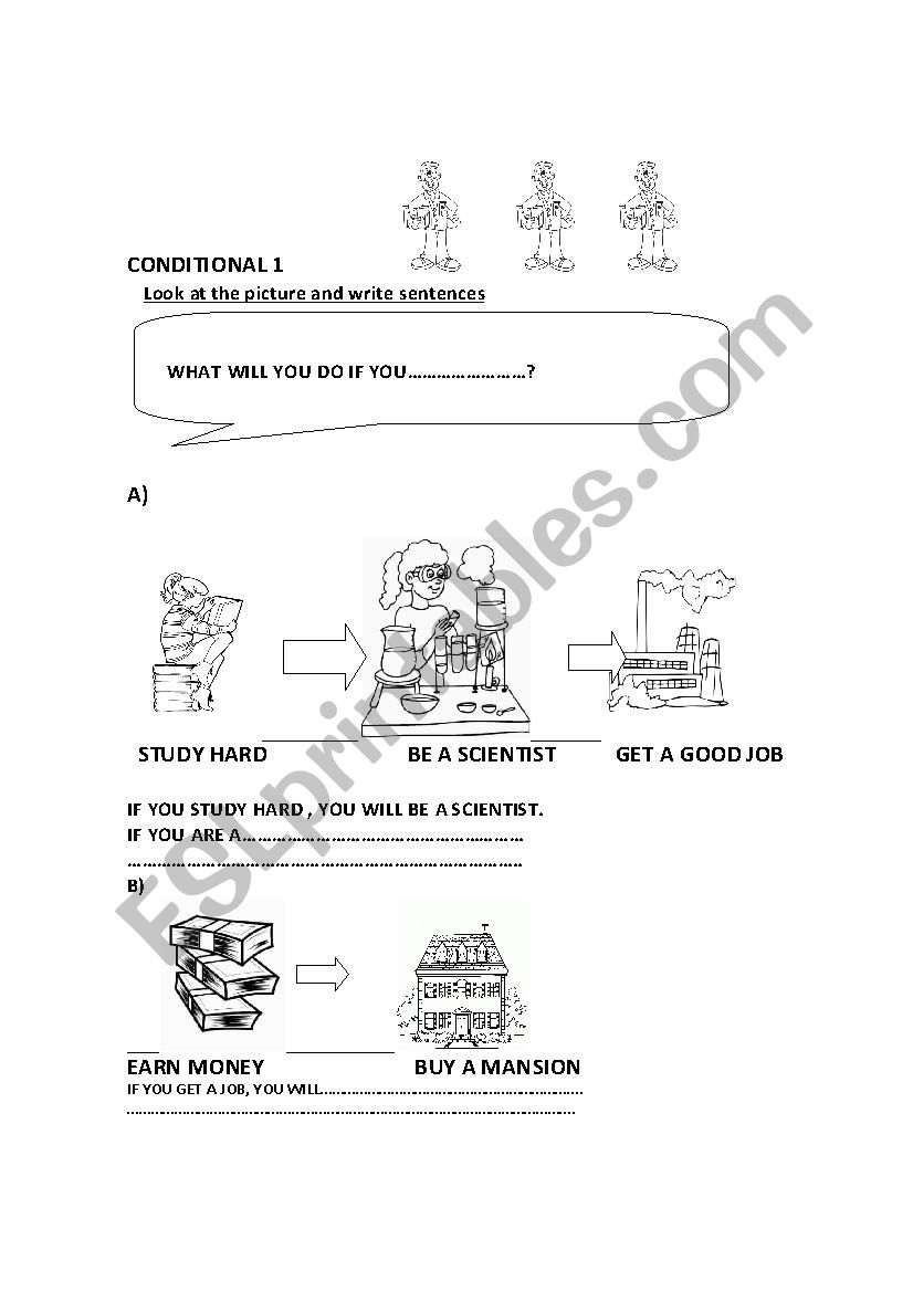 conditional 1 (Oral and written activities)
