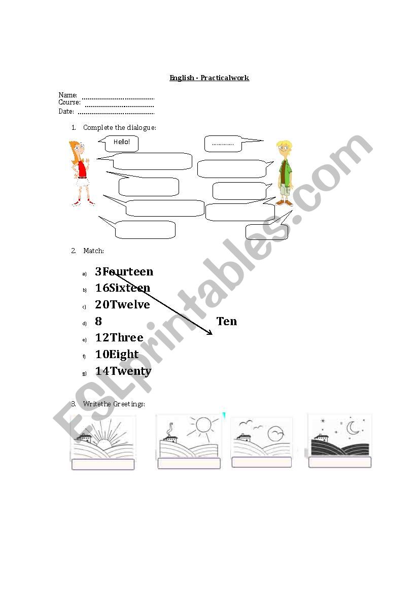 review worksheet