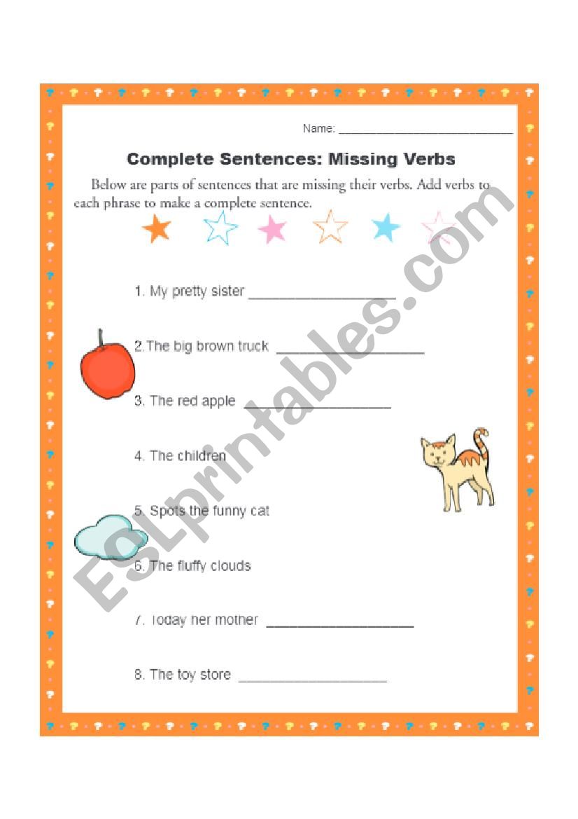 missing-verbs-worksheet-teacher-pinterest-sentence-structure