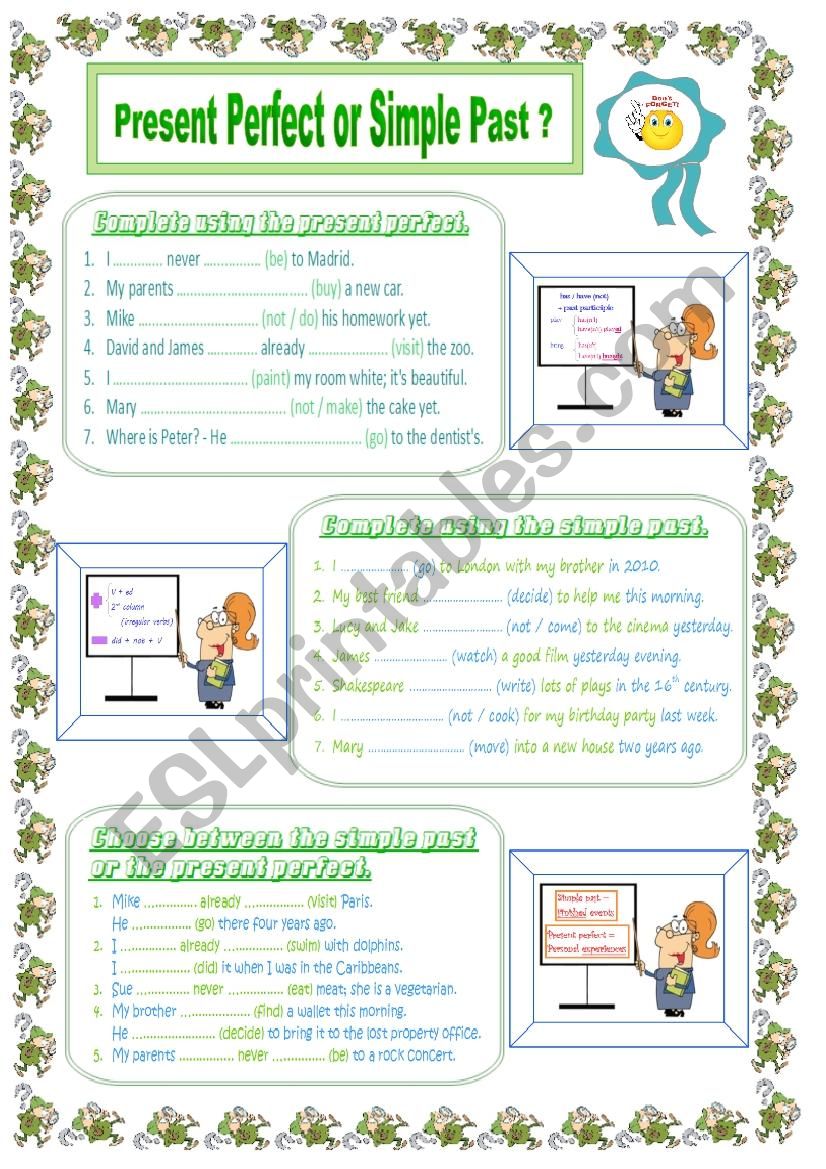 Present Perfect or Simple Past?