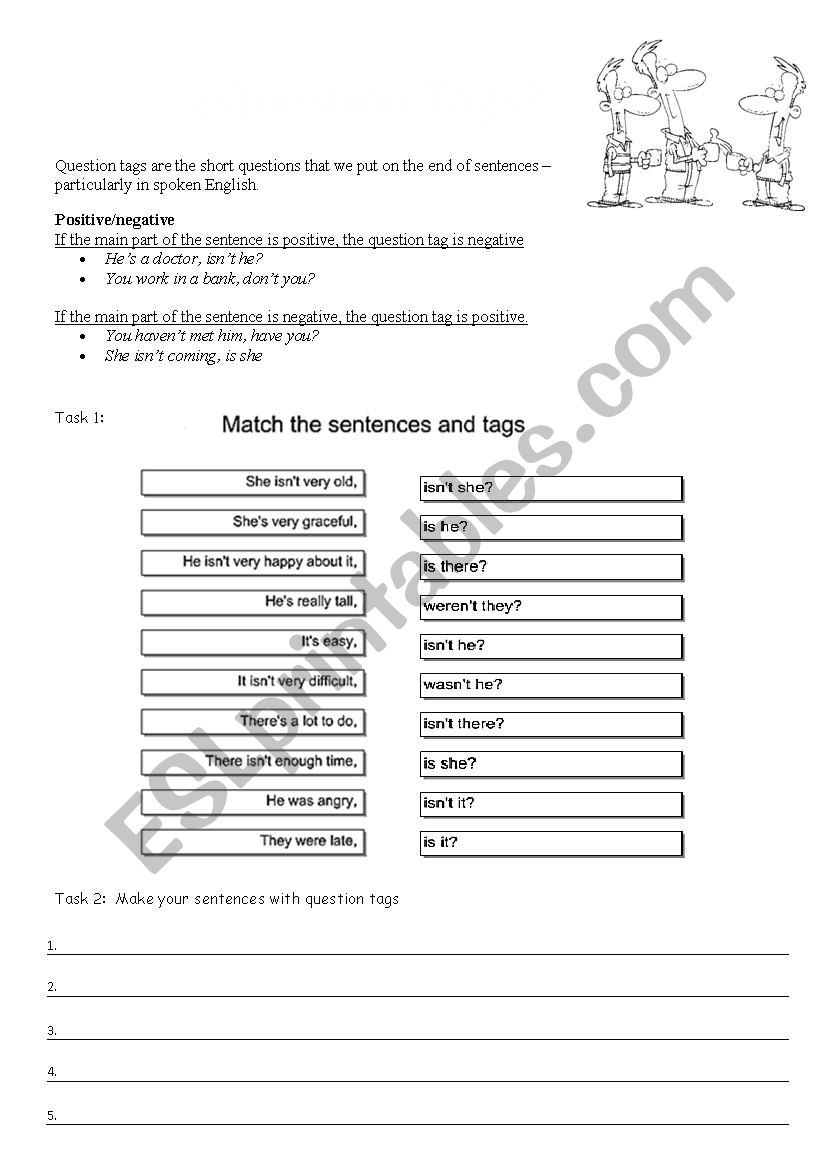 Question Tags worksheet