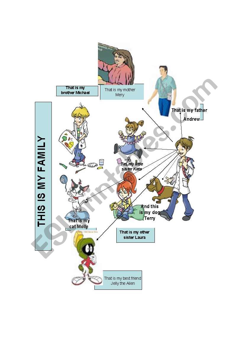 This is my new family worksheet