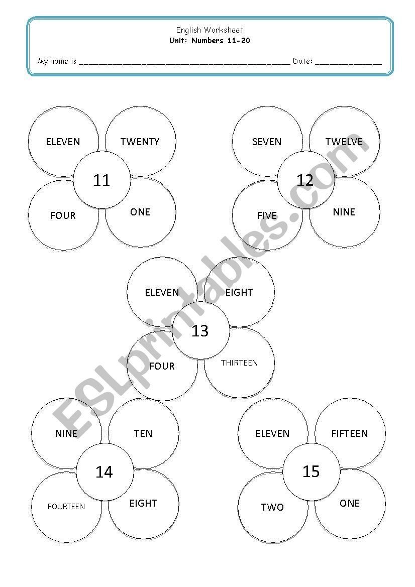 numbers-11-15-esl-worksheet-by-anamagui