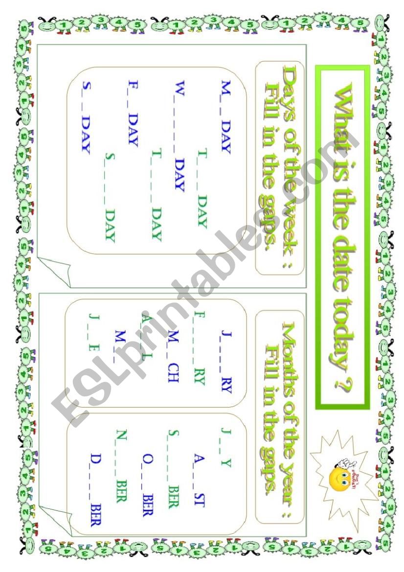 What is the date today? worksheet