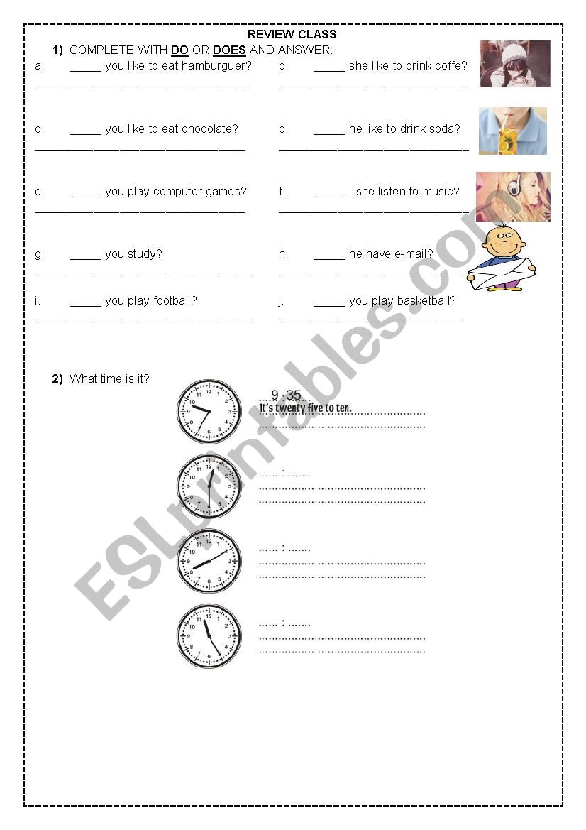 Present Simple worksheet