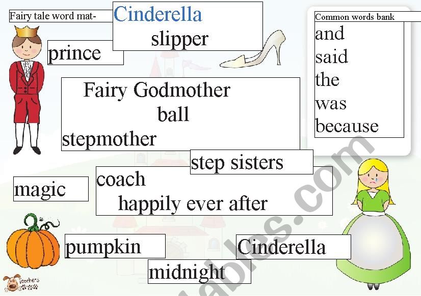 Cinderella mat worksheet