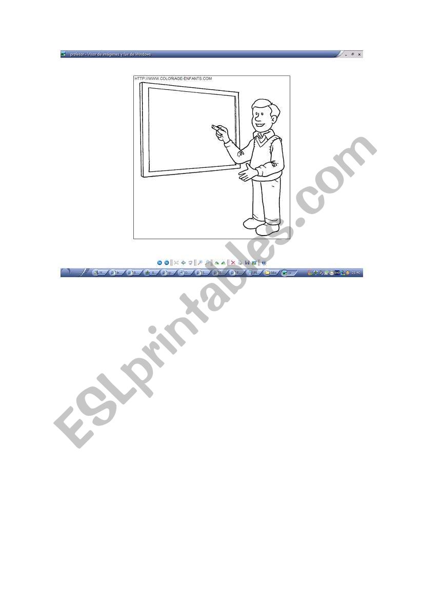 teacher worksheet