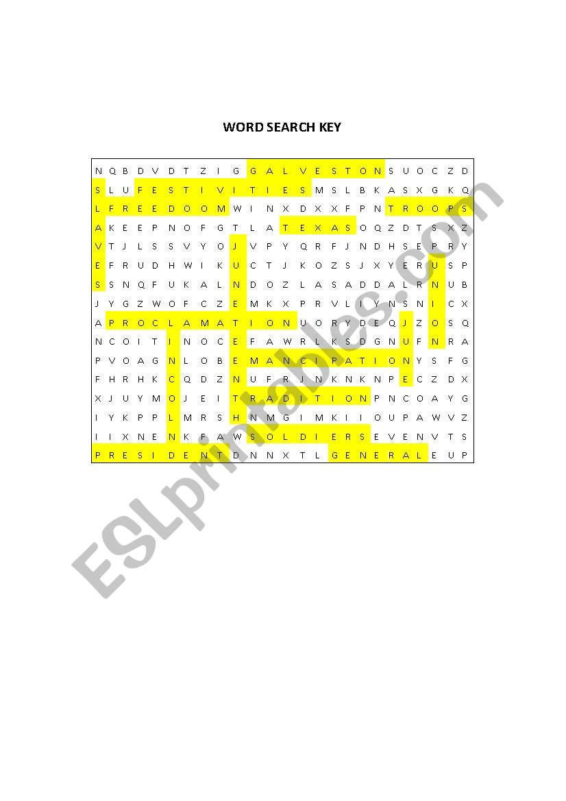juneteenth puzzle esl worksheet by snaz71