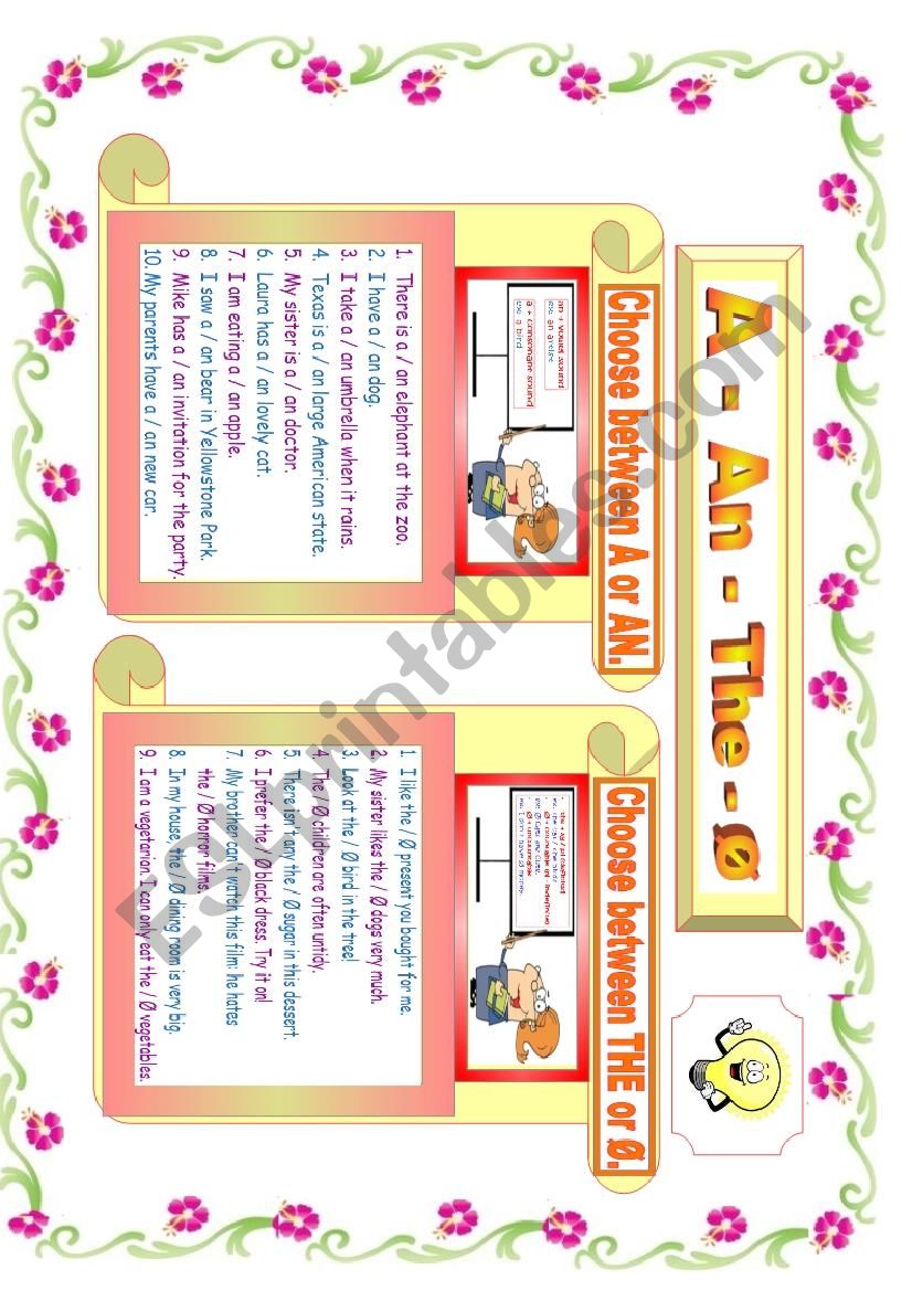 Determiners worksheet