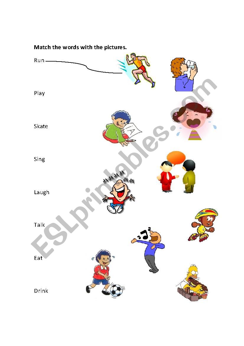 Present Continuous worksheet