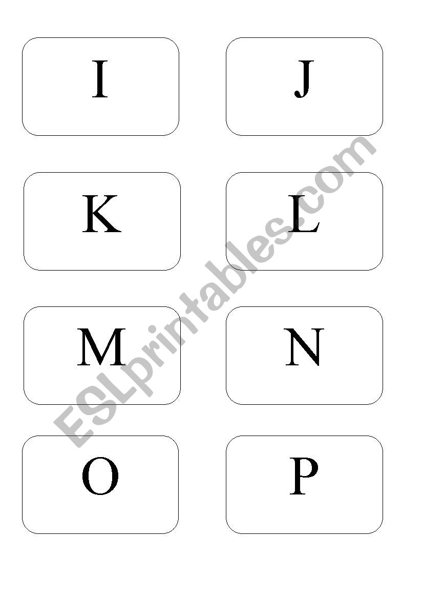 The alphabet  worksheet