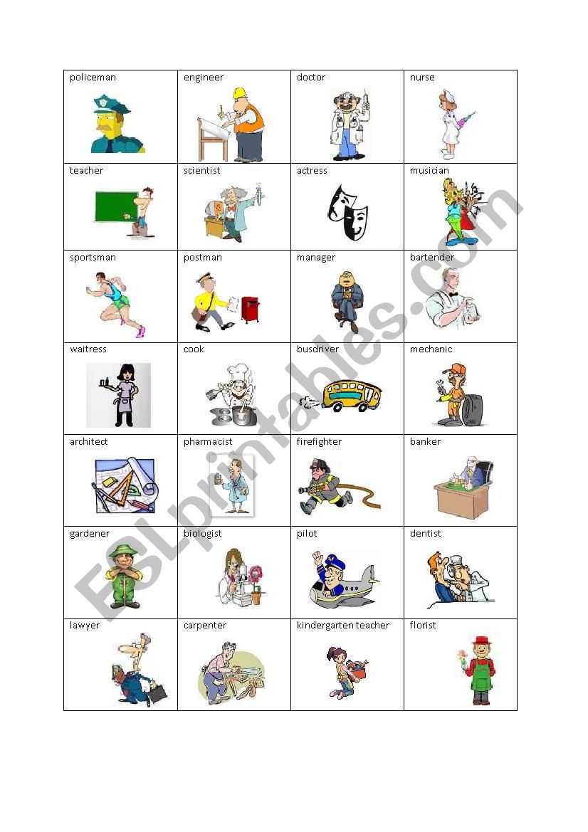 jobcards worksheet