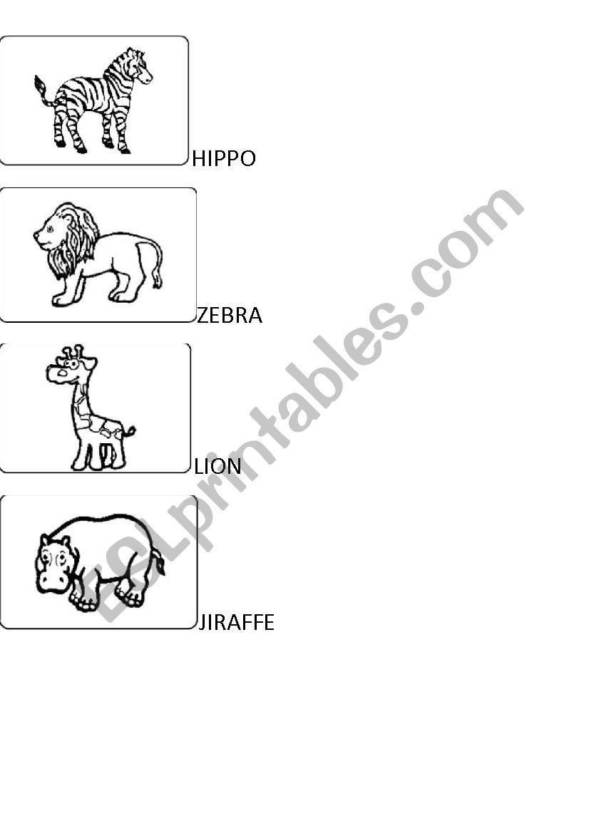 matching worksheet