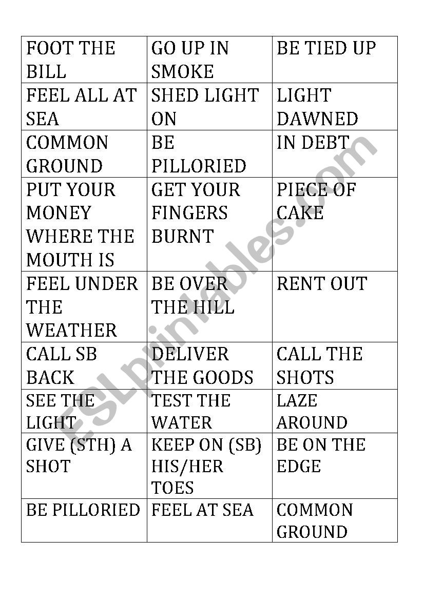 Sneak a metaphor worksheet