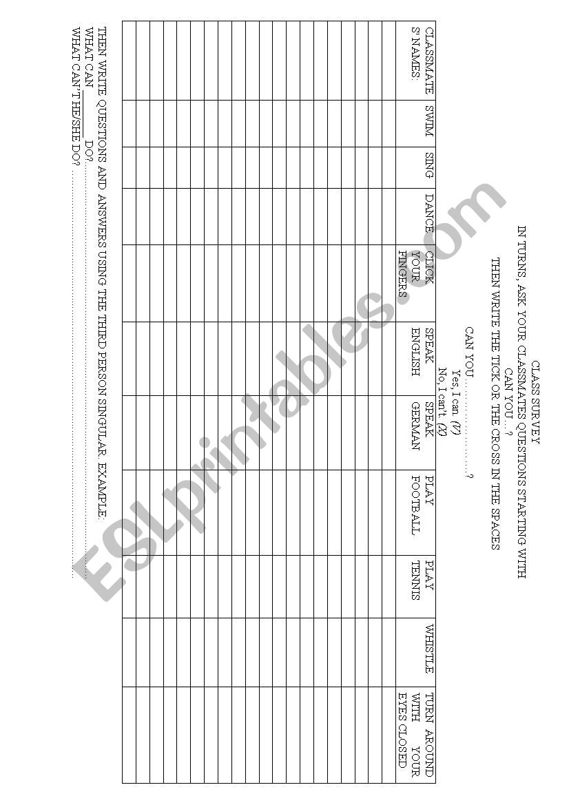 COMMUNICATIVE APPROACH - CAN worksheet