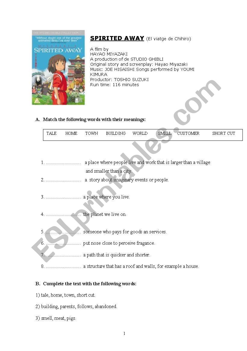 spirited-away-el-viatge-de-chihiro-esl-worksheet-by-judith