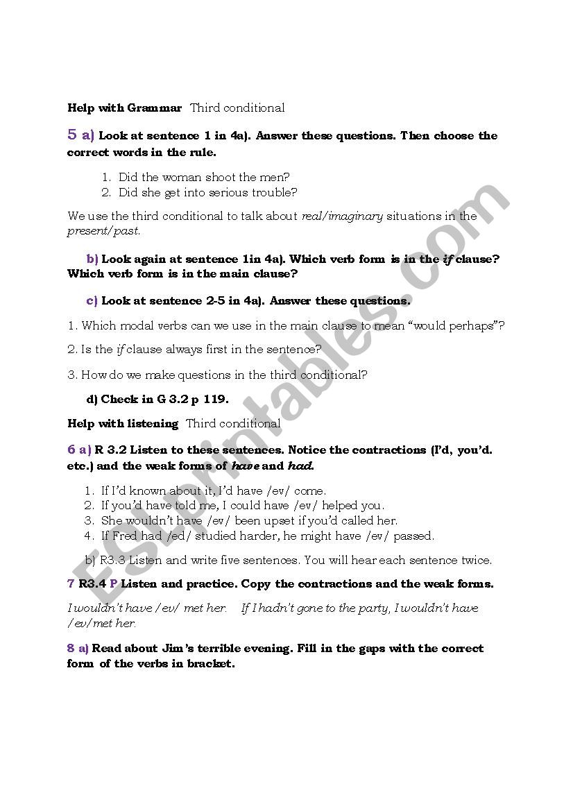 Help with grammar  Third conditional